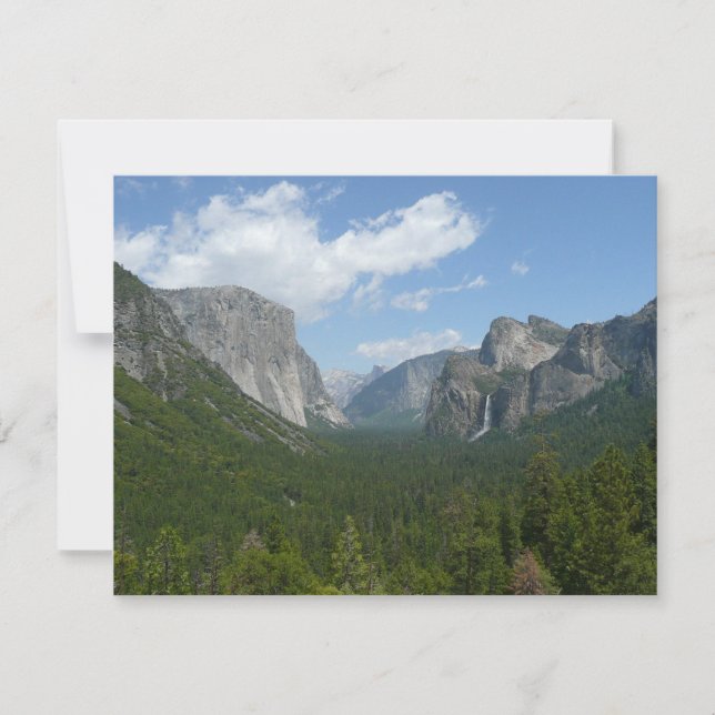 Carte Point d'inspiration dans le parc national Yosemite (Devant)