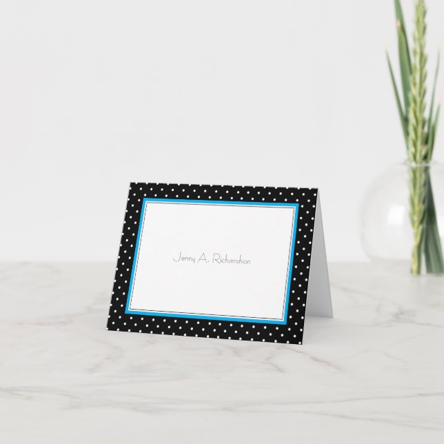 Carte Point Polka simple (Devant)