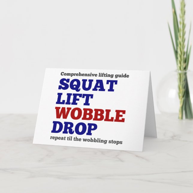 Carte Pointe de la tige. Motivation de gym (Devant)