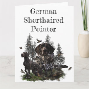 Carte Pointeur à poils courts allemand