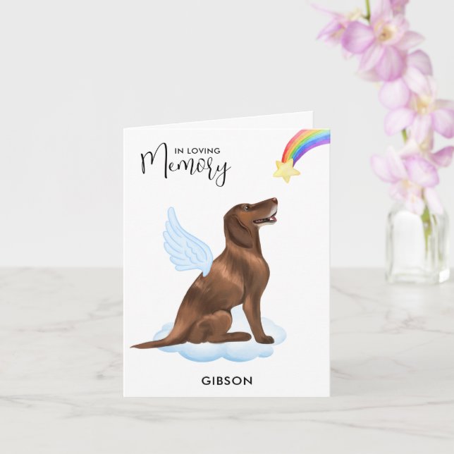 Carte Pointeur allemand Angel Chien Animal Sympathie (Orchidée)