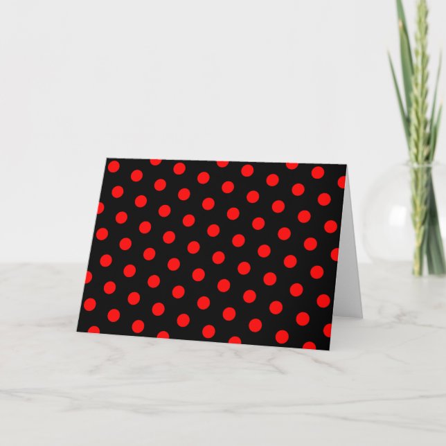 Carte Points noirs et rouges (Devant)