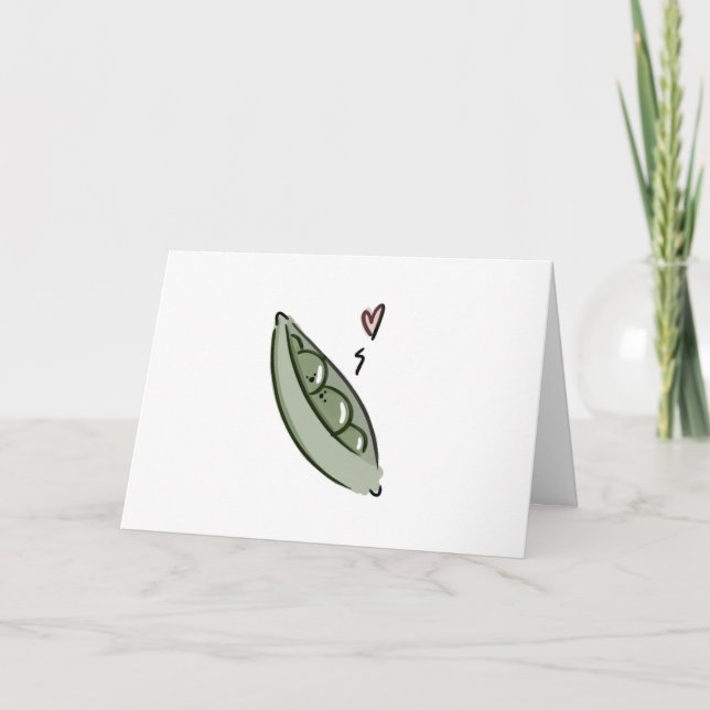 Carte Pois Dans Un Morceau (Devant)