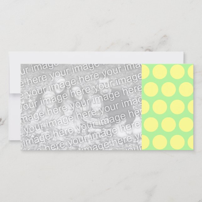 Carte Pois de citron vert Sherbet (Devant)