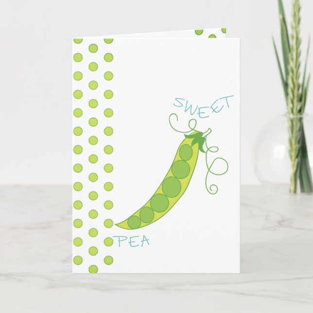 Carte Pois doux (Devant)