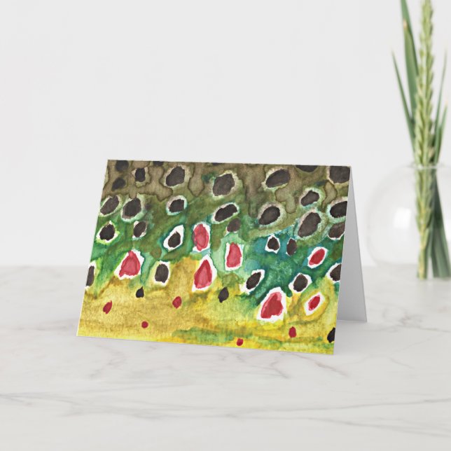 Carte Poisson Brown à la truite (Devant)