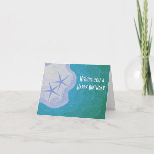 Carte Poisson étoilée dans le sable