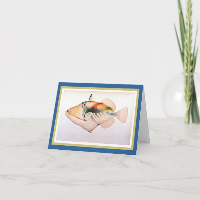 Carte Poisson Humuhumu Apua'a (Devant)