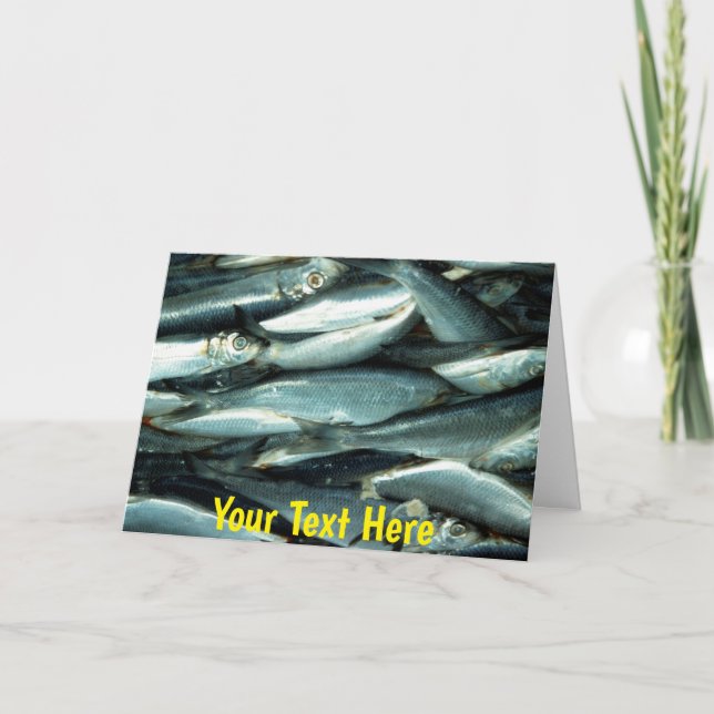 Carte Poisson personnalisable (Devant)