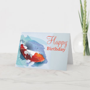 Carte Poissons de Koi