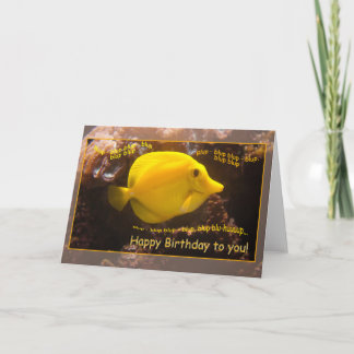 Carte Poissons heureux Blup-blup