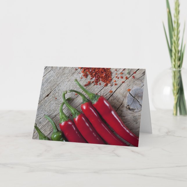 Carte Poivre de piment rouge (Devant)