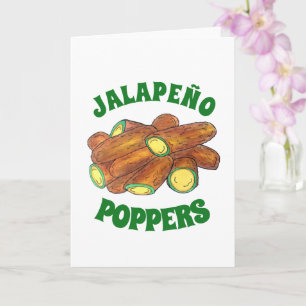 Carte Poivron de Jalapeño frit vert Jalapeno chaud poivr