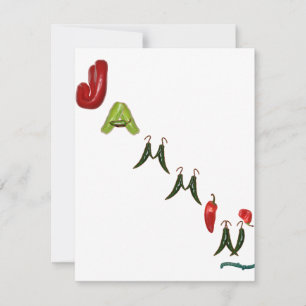 Carte Poivrons Jammin'Chili