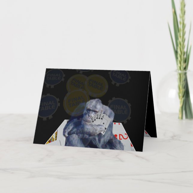 Carte Poker Chimp (Devant)