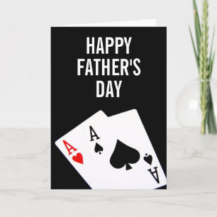 Carte Poker fête des pères