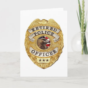 Carte Police_Badge_Retired