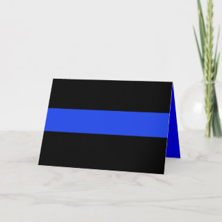 Carte Police mince de Blue Line