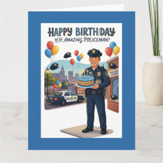 Carte Policeman's Birthday