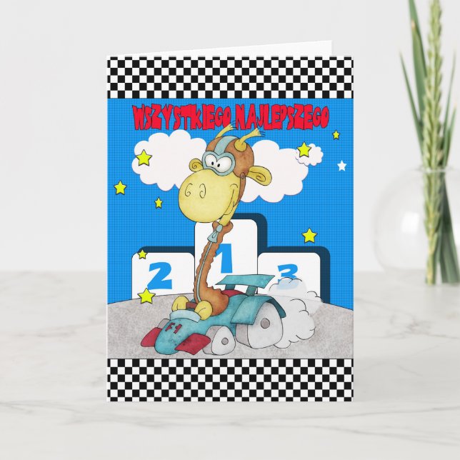 Carte Polish Happy Birthday (Devant)