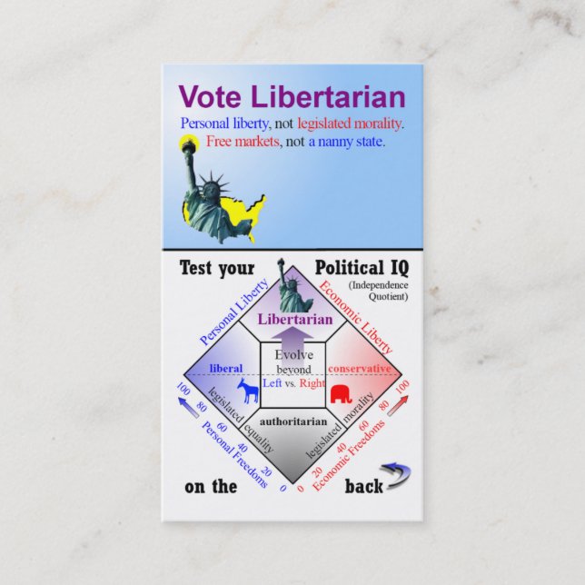 Carte politique de campagne de Q.I. (Devant)