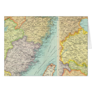 Carte politique de la Chine orientale