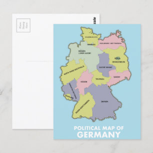 Carte politique de l'Allemagne
