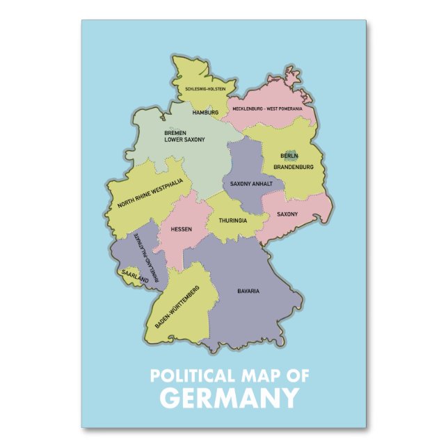 Carte politique de l'Allemagne Giant Coffee Mug (Par défaut)