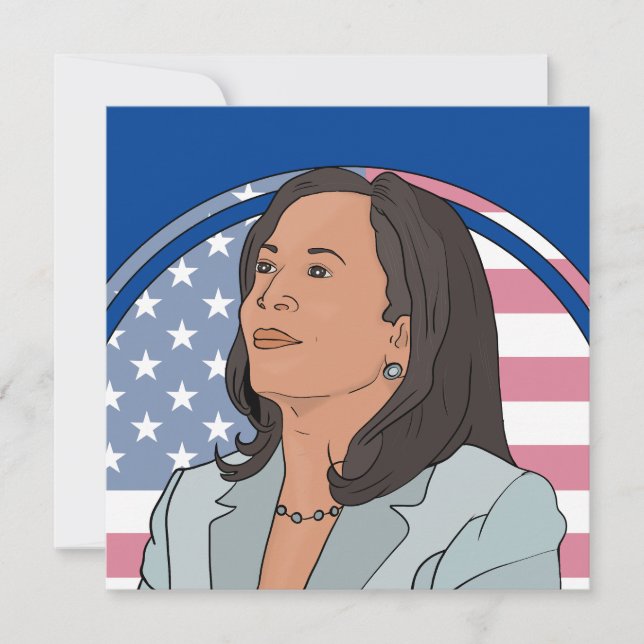 Carte Politique Kamala Harris (Devant)