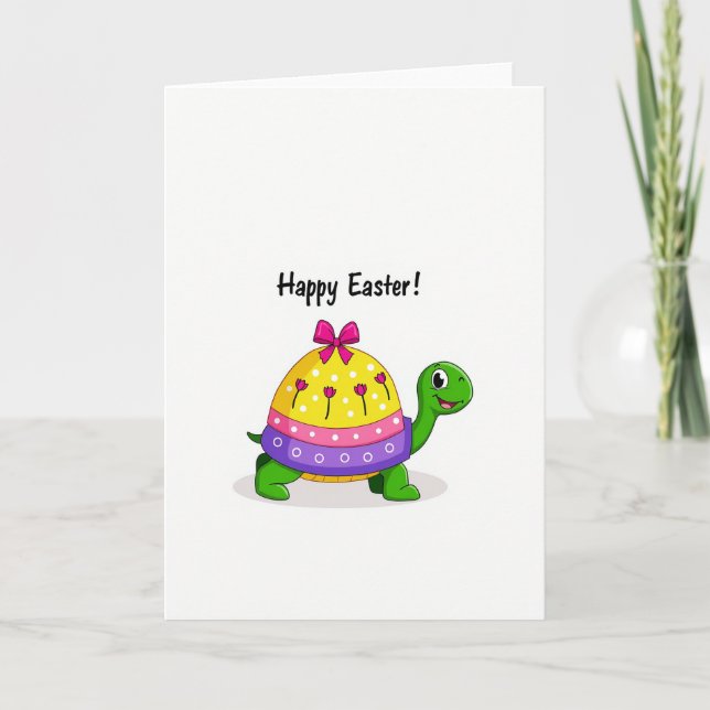 Carte Polka Dot Easter Reptile Card (Devant)