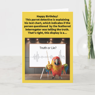 Carte Polly Graph Joyeux Anniversaire Jeu de Mots Drôle
