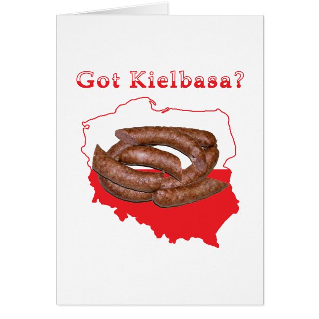 Carte Polonaise Kielbasa (Devant)
