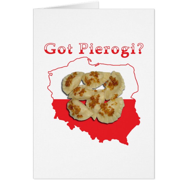 Carte polonaise Pierogi (Devant)