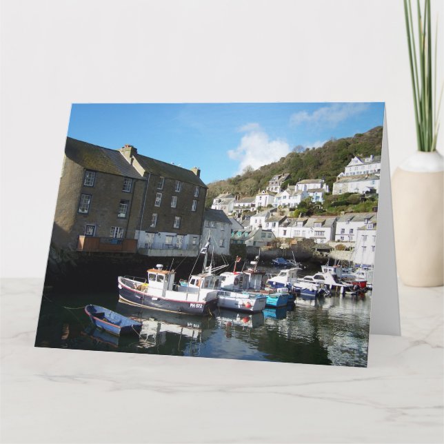 Carte Polperro Cornwall Angleterre (Devant)