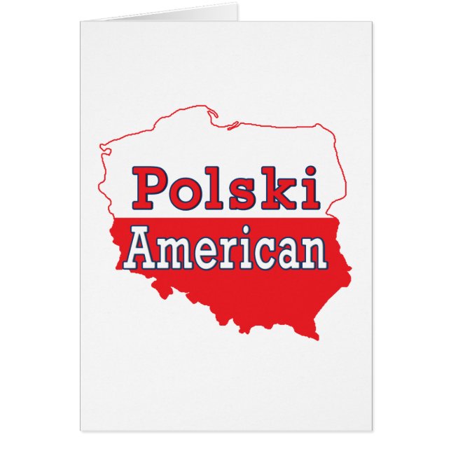 Carte Polski américaine (Devant)