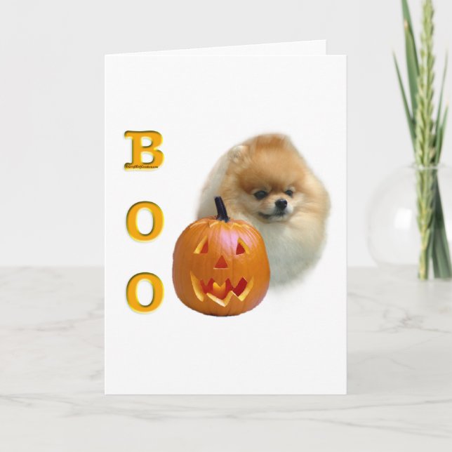 Carte Pomeranian huent (Devant)