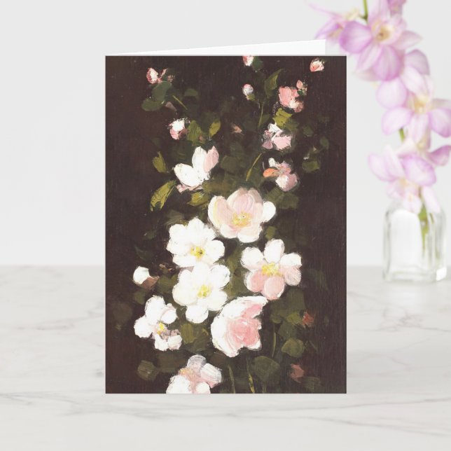 Carte Pomme fleurs (Orchidée)