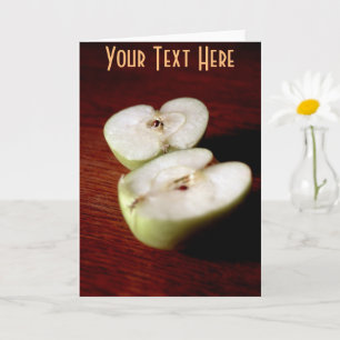 Carte Pomme personnalisable