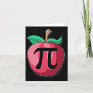 Carte Pomme Pi Funny Enseignant Math Thanksgiving Jour G