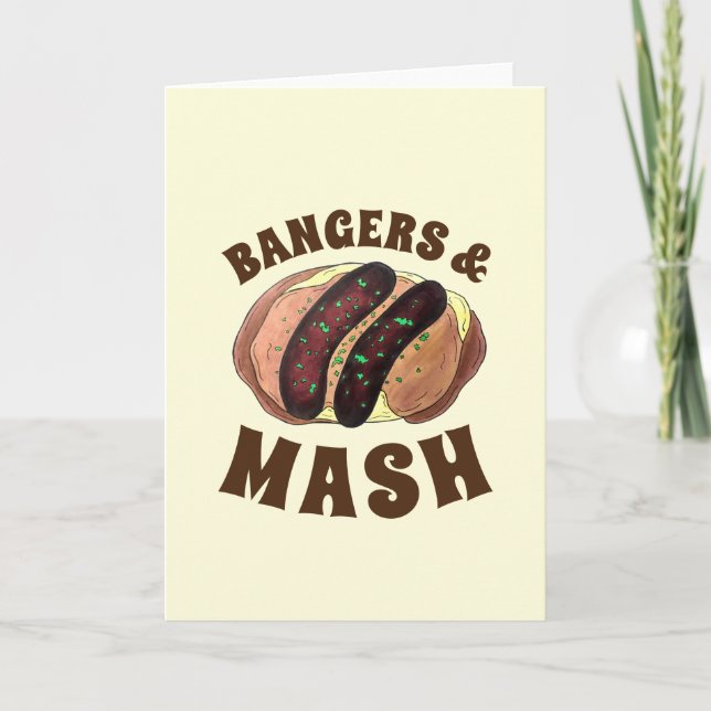 Carte Pommes de terre à base de saucisses et de courges  (Devant)