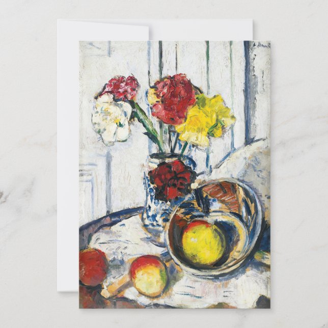 Carte Pommes et fleurs | George Leslie Hunter (Devant)