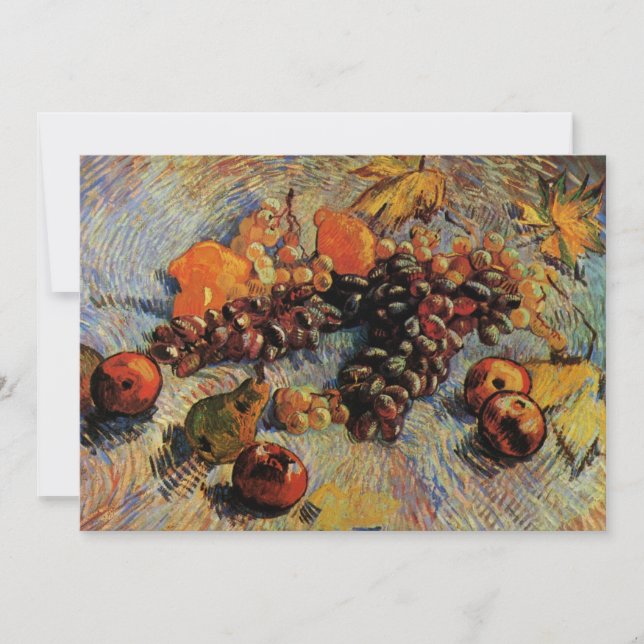 Carte Pommes, Poires, Citrons, Raisins par Vincent van G (Devant)