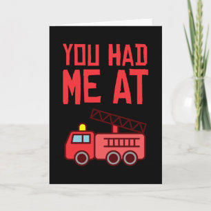 Carte Pompier Camion Enfants Pompier Anniversaire