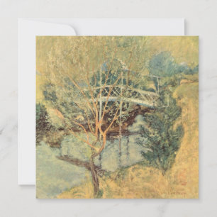 Carte Pont blanc par Twachtman, impressionnisme Vintage