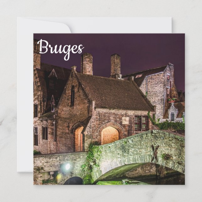 Carte Pont Bonifacius à Bruges (Devant)