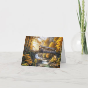 Carte Pont couvert en bois