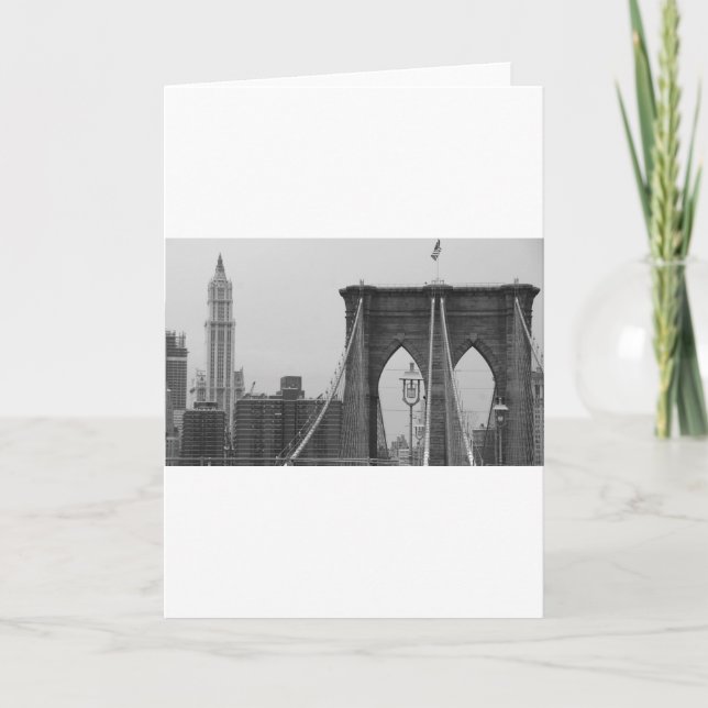 Carte Pont de Brooklyn (Devant)