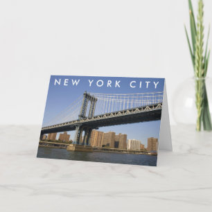 Carte Pont de Manhattan sur l'East River New York City