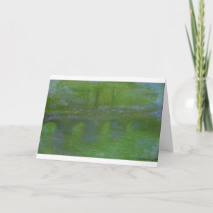 Carte Pont de Waterloo, aube par Claude Monet