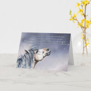 Carte Pony Sympathy Loss de Pony Ponies au Ciel